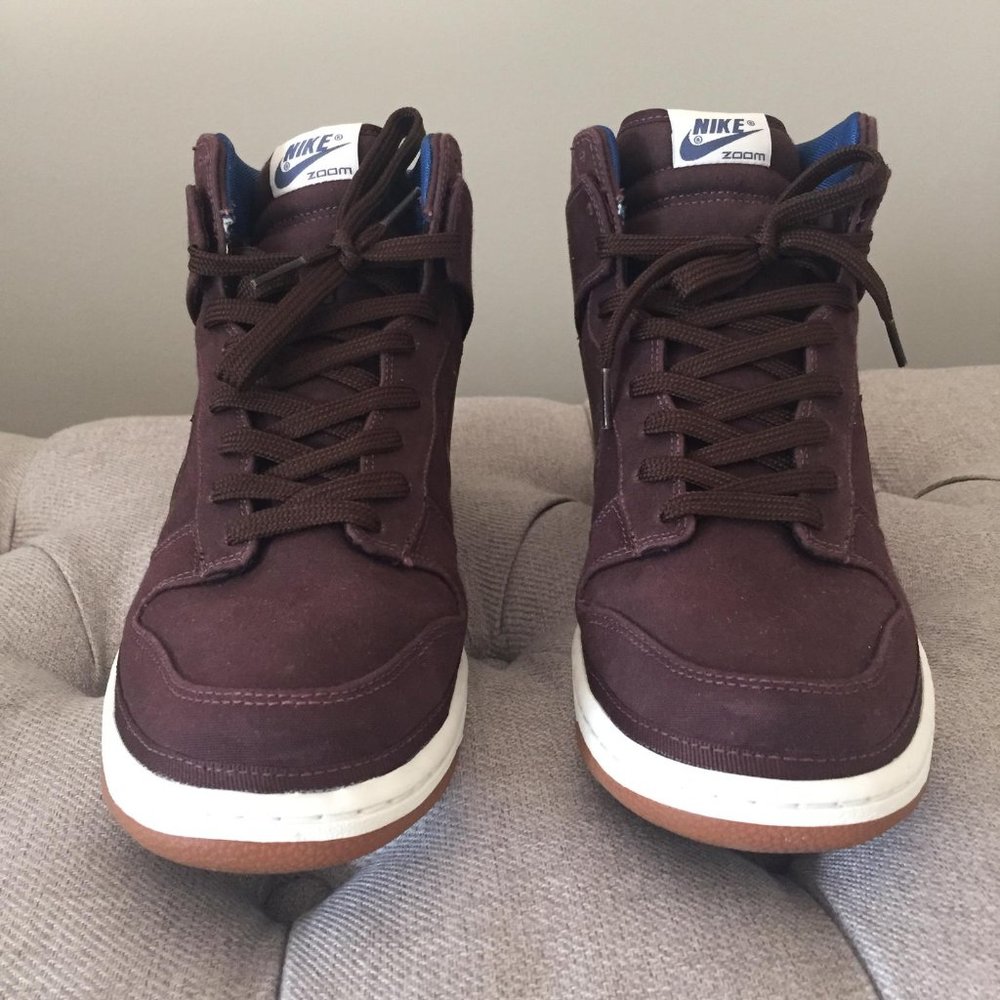Nike Dunk High Premium Deep Burgundy Brown Size 11 - Picture 4 of 12